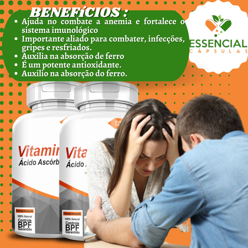 Vitamina C 500mg 60 Cápsulas