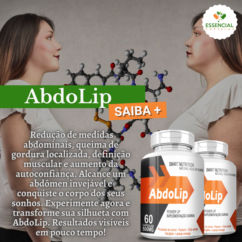 Abdolip 500mg 60 Cápsulas