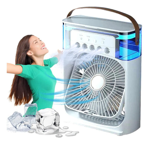 Mini Climatizador De Ar Com Reservatório Para Agua 110v/220v Bivolt