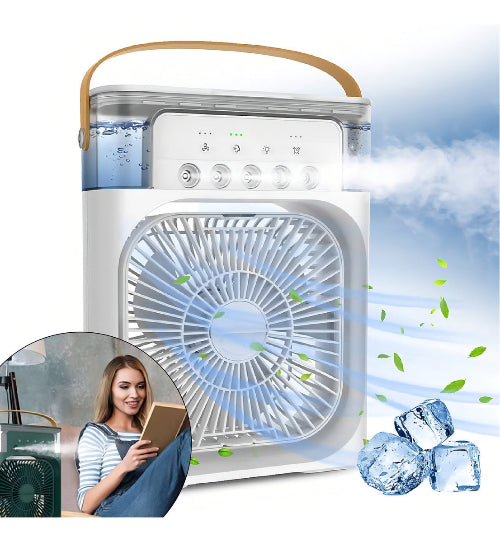 Mini Climatizador De Ar Com Reservatório Para Agua 110v/220v Bivolt