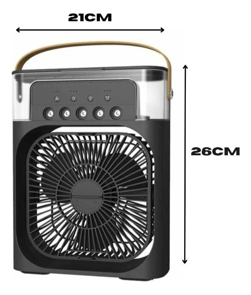 Mini Climatizador De Ar Com Reservatório Para Agua 110v/220v Bivolt