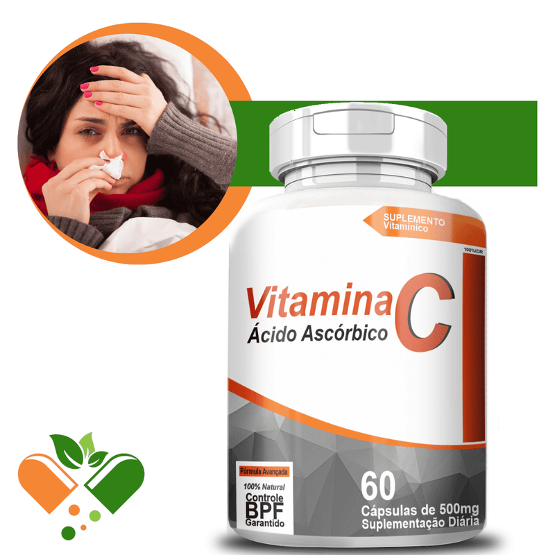 Vitamina C 500mg 60 Cápsulas